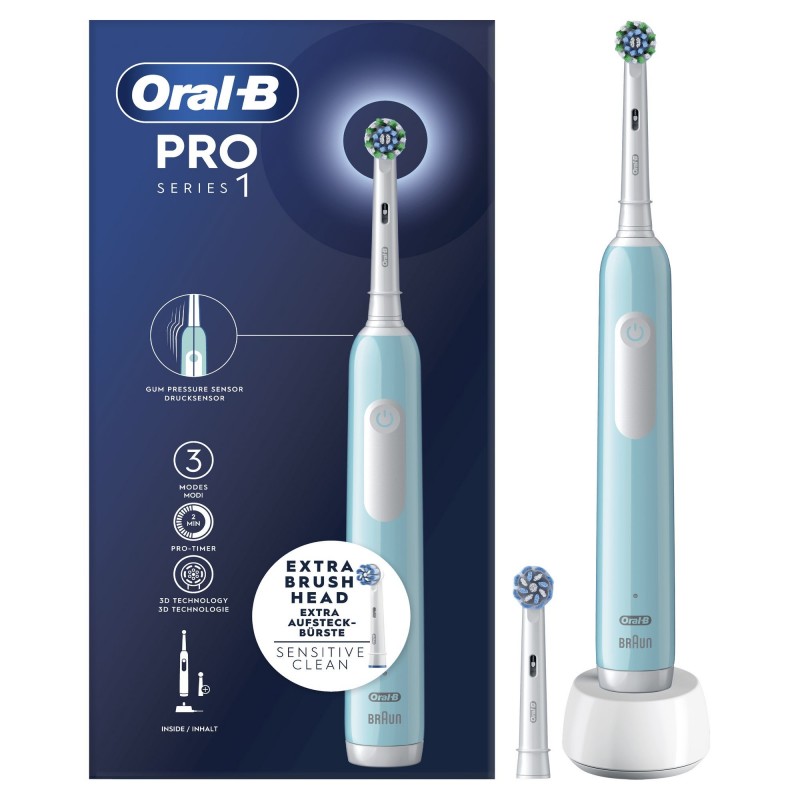 Oral-B Pro Series 1 Adulto Cepillo de dientes oscilante Azul, Blanco