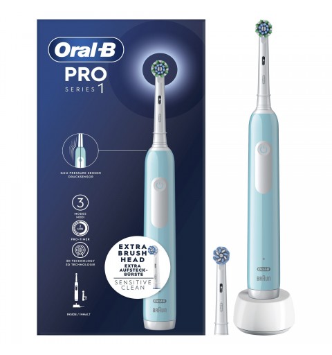 Oral-B Pro Series 1 Adulto Cepillo de dientes oscilante Azul, Blanco