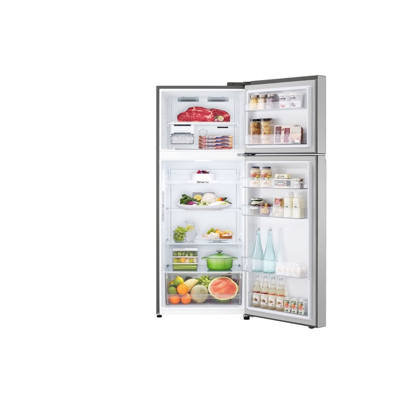 LG GTBV36PZGKD.APZQEUR fridge-freezer Freestanding 395 L E Stainless steel