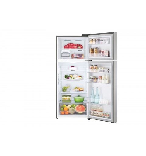 LG GTBV36PZGKD.APZQEUR fridge-freezer Freestanding 395 L E Stainless steel