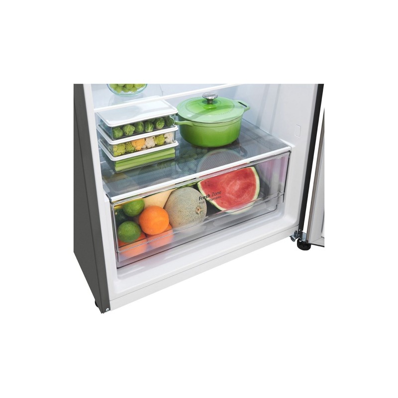 LG GTBV36PZGKD.APZQEUR fridge-freezer Freestanding 395 L E Stainless steel