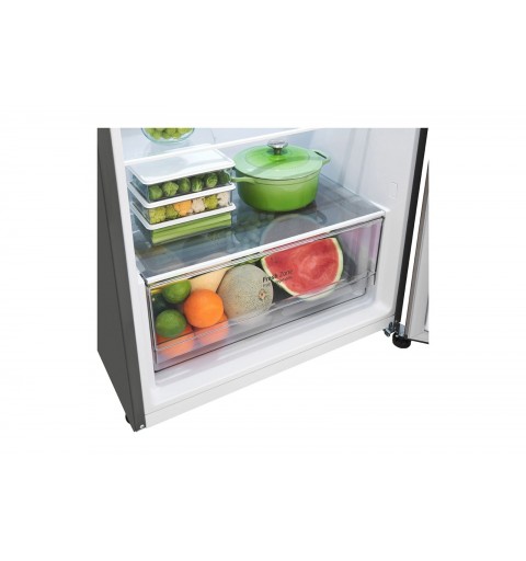 LG GTBV36PZGKD.APZQEUR fridge-freezer Freestanding 395 L E Stainless steel