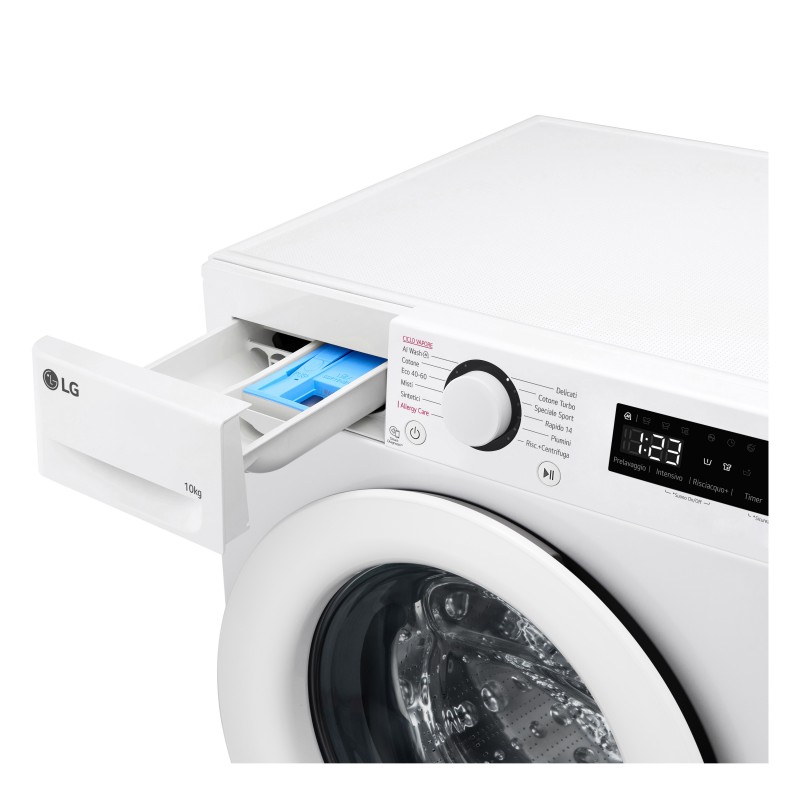 LG F4R3010NSWW machine à laver Charge avant 10 kg 1400 tr min A Blanc