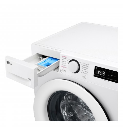 LG F4R3010NSWW machine à laver Charge avant 10 kg 1400 tr min A Blanc