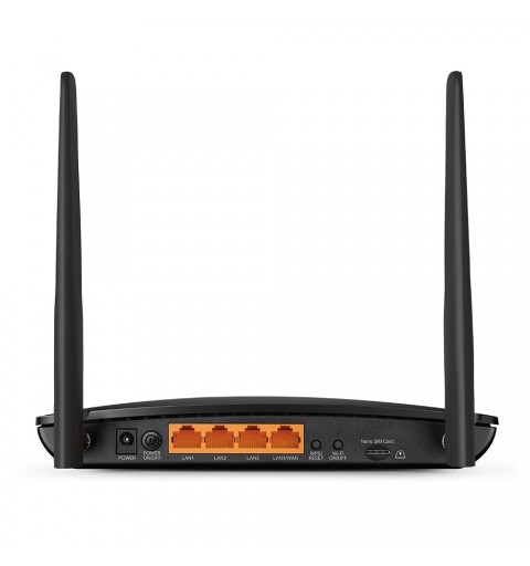 TP-Link Archer MR500 router inalámbrico Gigabit Ethernet Doble banda (2,4 GHz 5 GHz) 4G Negro