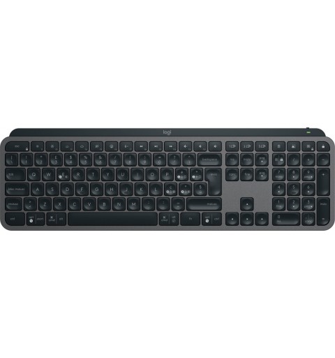 Logitech MX Keys S clavier RF sans fil + Bluetooth QWERTY Italien Graphite