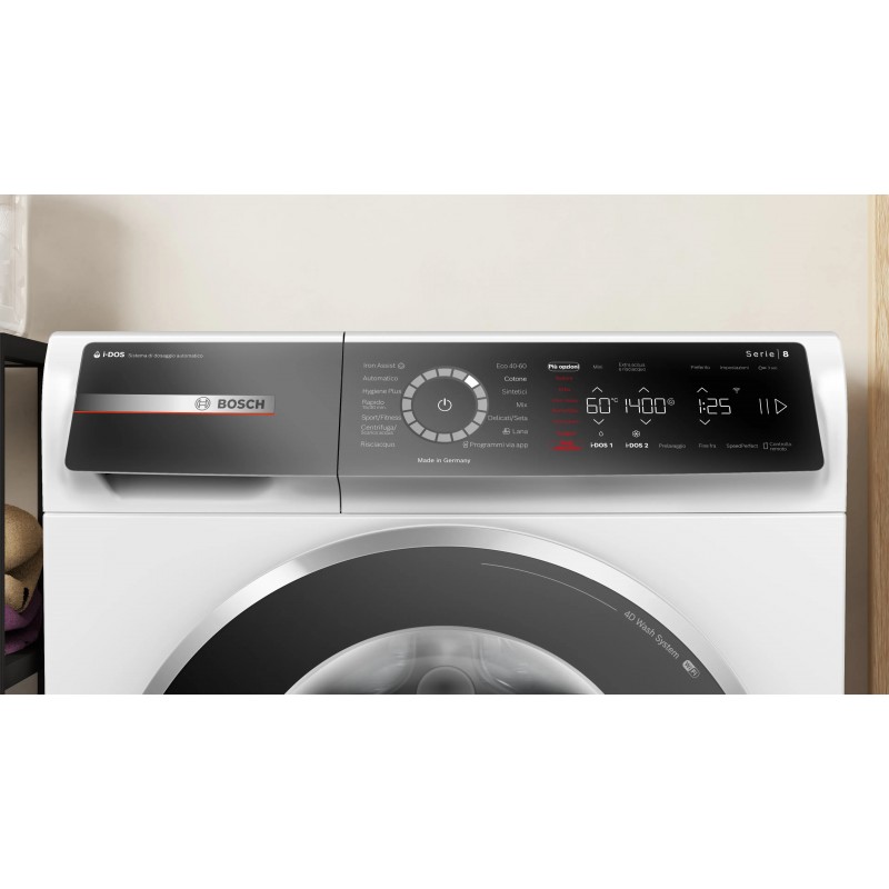 Bosch Serie 8 WGB254A0IT washing machine Front-load 10 kg 1400 RPM A White