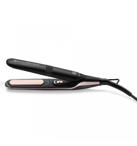 Bellissima B-Mini Plancha de pelo Caliente Negro, Rosa 25 W 1,8 m