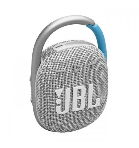 JBL Clip 4 Eco Enceinte portable stéréo Bleu, Blanc 5 W