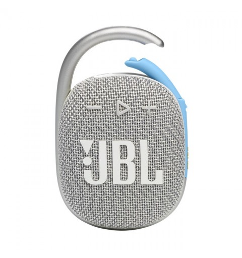 JBL Clip 4 Eco Enceinte portable stéréo Bleu, Blanc 5 W