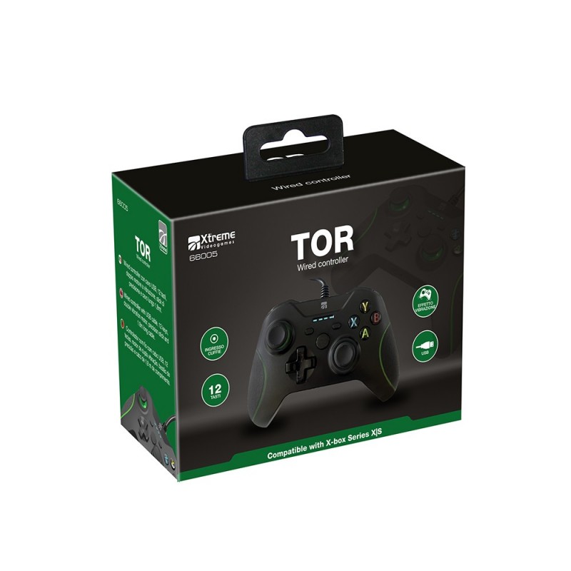 Xtreme Tor Negro USB Gamepad Analógico Digital Xbox Series S, Xbox Series X