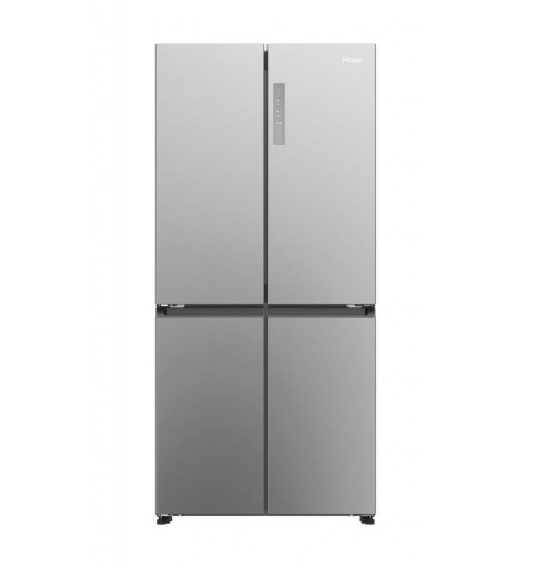 Haier Cube 83 Serie 3 HCR3818ENMM side-by-side refrigerator Freestanding 467 L E Platinum, Stainless steel