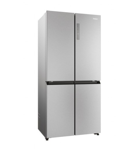 Haier Cube 83 Serie 3 HCR3818ENMM side-by-side refrigerator Freestanding 467 L E Platinum, Stainless steel