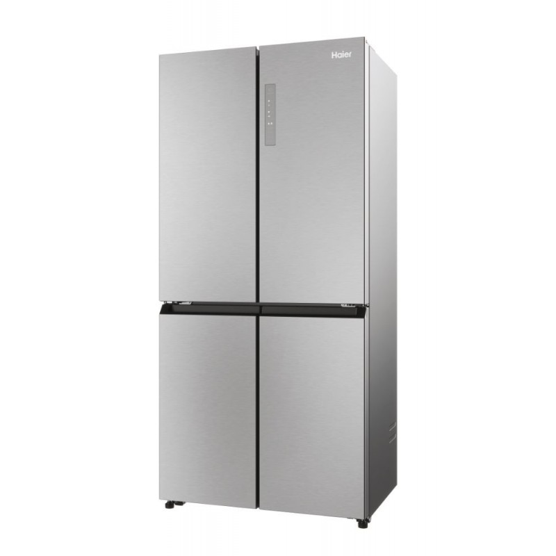 Haier Cube 83 Serie 3 HCR3818ENMM side-by-side refrigerator Freestanding 467 L E Platinum, Stainless steel