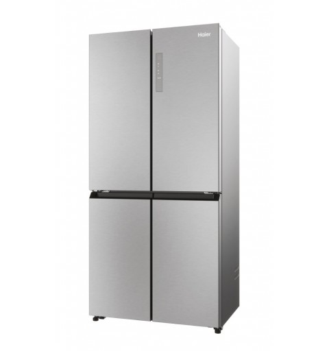 Haier Cube 83 Serie 3 HCR3818ENMM side-by-side refrigerator Freestanding 467 L E Platinum, Stainless steel