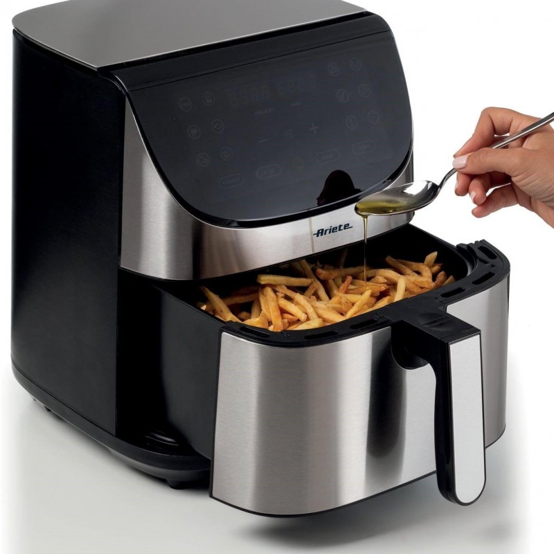 Ariete 4628 00 Single 7 L Stand-alone 1800 W Hot air fryer Stainless steel