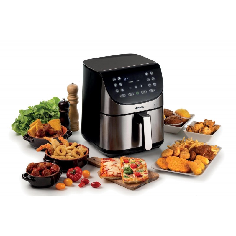 Ariete 4628 00 Single 7 L Stand-alone 1800 W Hot air fryer Stainless steel