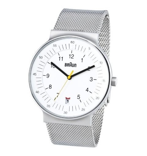 Braun BN0082 Armbanduhr Männlich Quarz Weiß