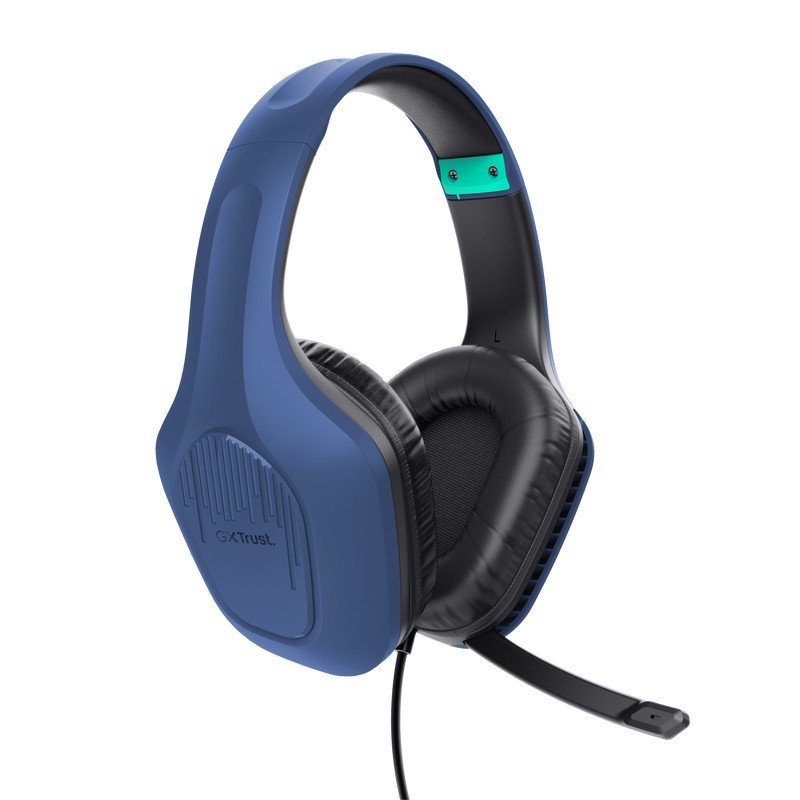 Trust GXT 415B Zirox Casque Avec fil Arceau Jouer Bleu