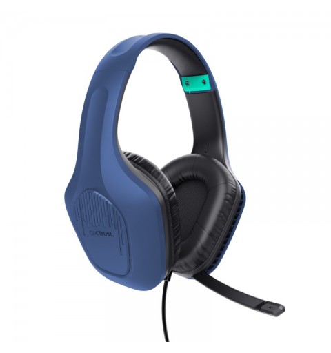 Trust GXT 415B Zirox Auriculares Alámbrico Diadema Juego Azul