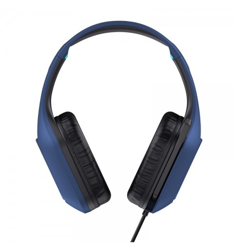 Trust GXT 415B Zirox Casque Avec fil Arceau Jouer Bleu