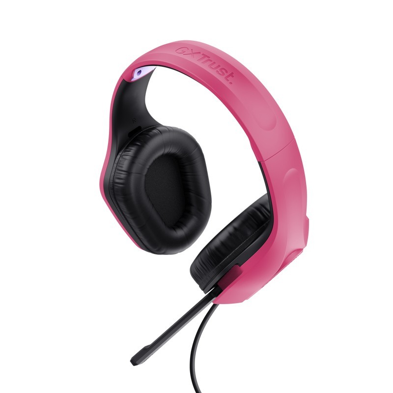 Trust GXT 415P Zirox Headset Wired Head-band Gaming Pink