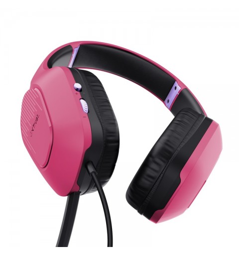 Trust GXT 415P Zirox Headset Wired Head-band Gaming Pink