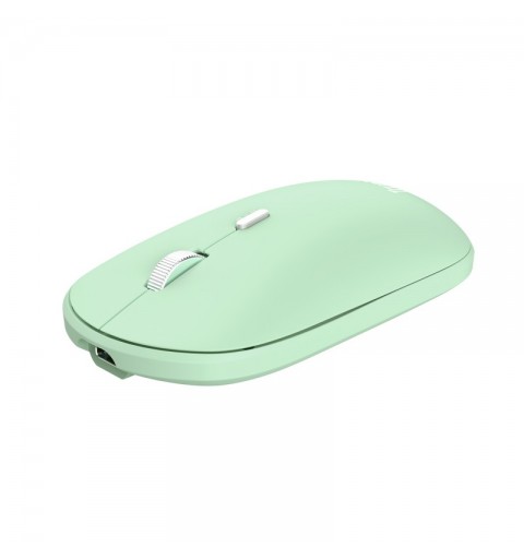 Trust Lyra keyboard Mouse included RF Wireless + Bluetooth QWERTY Italian Green