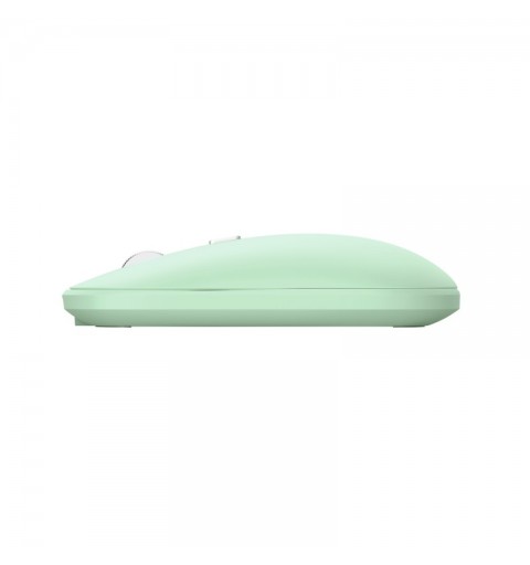 Trust Lyra tastiera Mouse incluso RF senza fili + Bluetooth QWERTY Italiano Verde