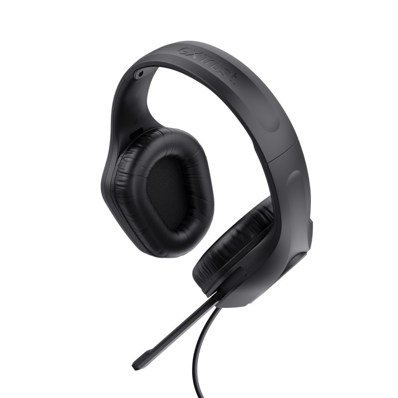 Trust GXT 415 Zirox Casque Avec fil Arceau Jouer Noir