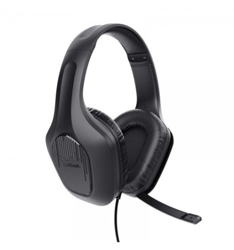 Trust GXT 415 Zirox Casque Avec fil Arceau Jouer Noir