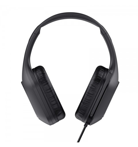 Trust GXT 415 Zirox Casque Avec fil Arceau Jouer Noir