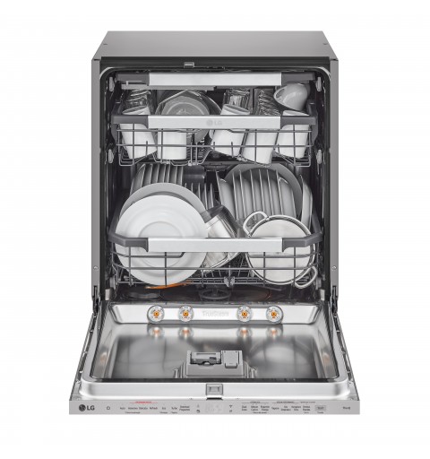 LG DB475TXS.AASQEIS dishwasher Fully built-in 14 place settings A