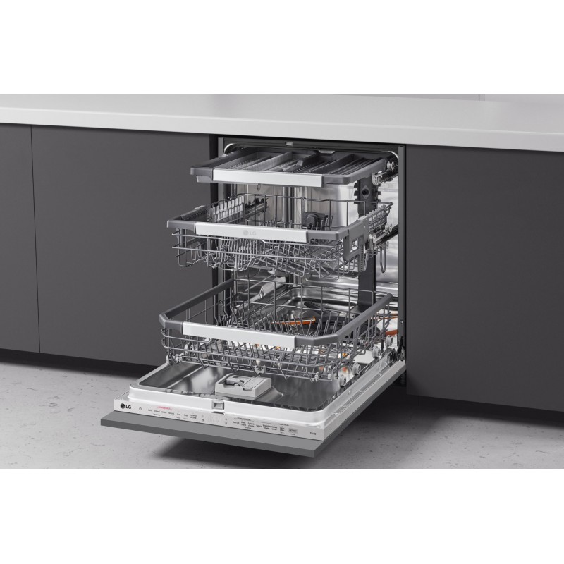 LG DB475TXS.AASQEIS dishwasher Fully built-in 14 place settings A