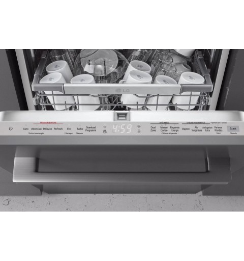 LG DB475TXS.AASQEIS dishwasher Fully built-in 14 place settings A