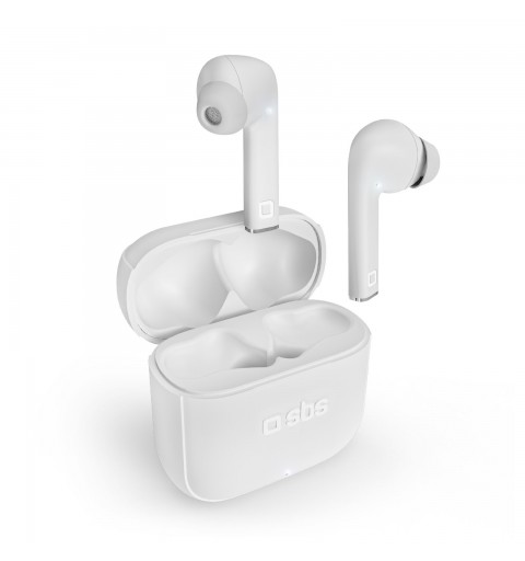 SBS Beat Free Auriculares True Wireless Stereo (TWS) Dentro de oído Llamadas Música Blanco