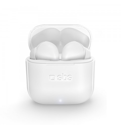 SBS Beat Free Auriculares True Wireless Stereo (TWS) Dentro de oído Llamadas Música Blanco