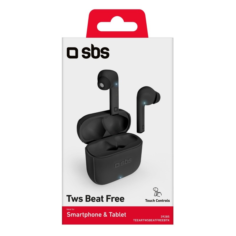 SBS Beat Free Auricolare True Wireless Stereo (TWS) In-ear Musica e Chiamate Nero