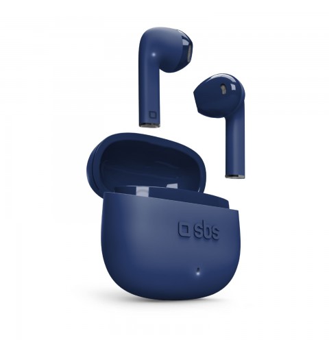 SBS One Color Casque True Wireless Stereo (TWS) Ecouteurs Appels Musique Bluetooth Bleu