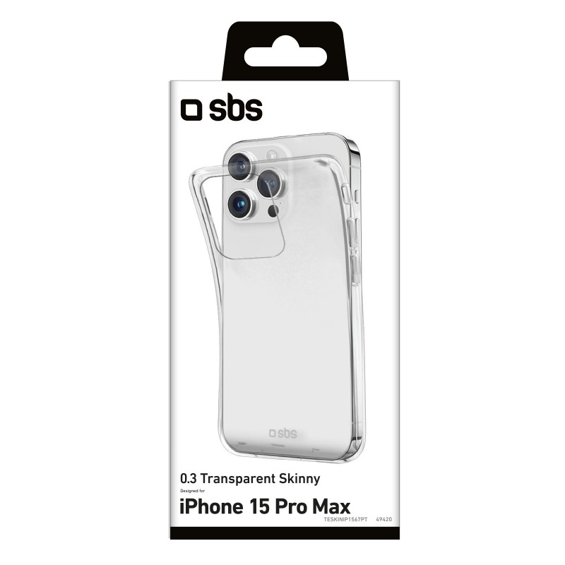 SBS TESKINIP1567PT Handy-Schutzhülle 17 cm (6.7") Cover Transparent