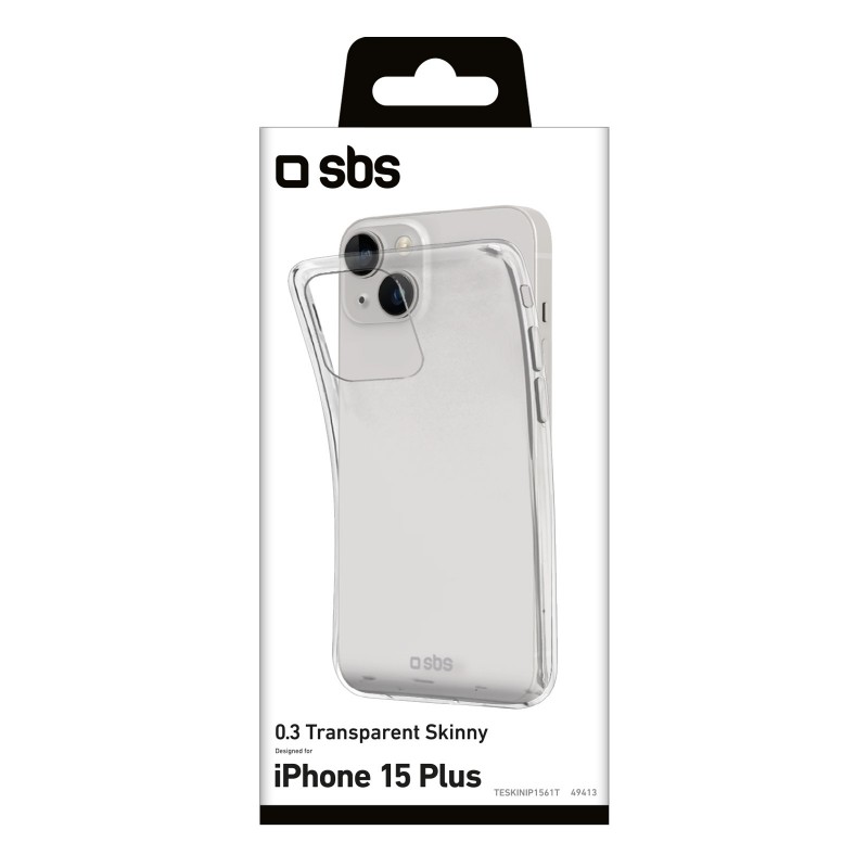 SBS TESKINIP1567T mobile phone case 17 cm (6.7") Cover Transparent