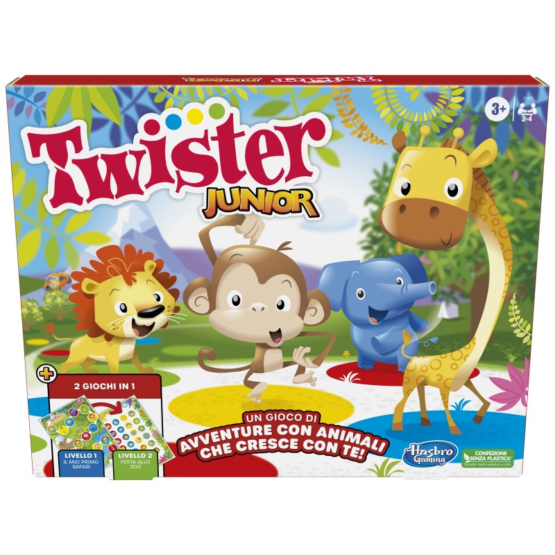 Hasbro Gaming Twister Junior Gioco da tavolo Viaggio avventura