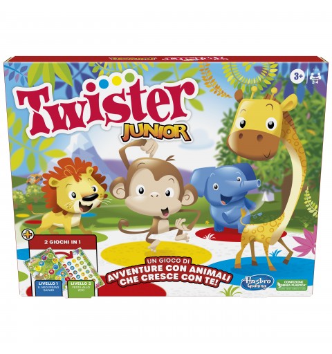 Hasbro Gaming Twister Junior Brettspiel Reisen Abenteuer