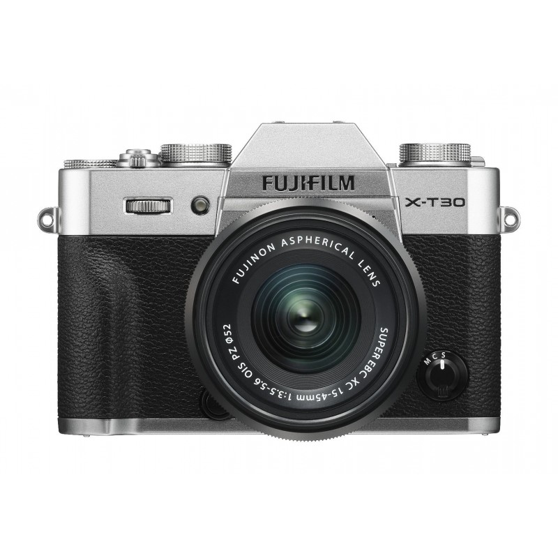 Fujifilm X -T30 II + 15-45mm Boîtier MILC 26,1 MP X-Trans CMOS 4 9600 x 2160 pixels Argent, Noir