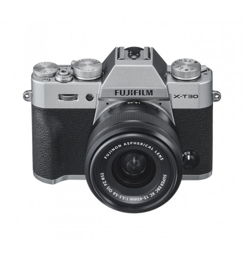 Fujifilm X -T30 II + 15-45mm Boîtier MILC 26,1 MP X-Trans CMOS 4 9600 x 2160 pixels Argent, Noir