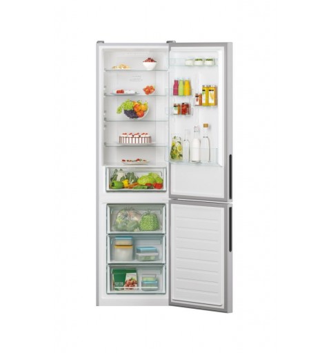 Candy Fresco CCE4T620ES fridge-freezer Freestanding 377 L E Silver