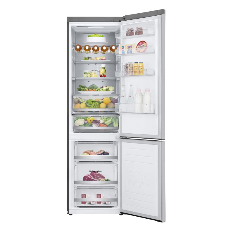 LG GBB72NSUGN réfrigérateur-congélateur Pose libre 384 L D Acier inoxydable