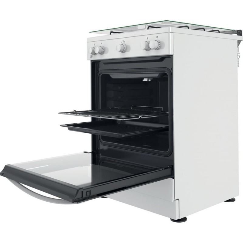 Indesit IS67G1KMW E Cocina independiente Encimera de gas Blanco A+