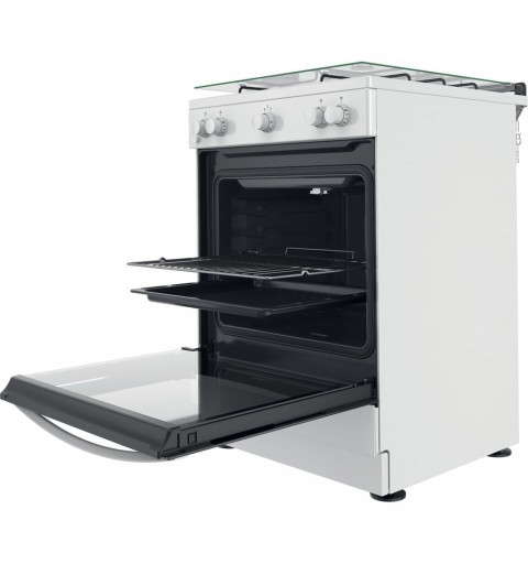 Indesit IS67G1KMW E Cuisinière Gaz Blanc A+