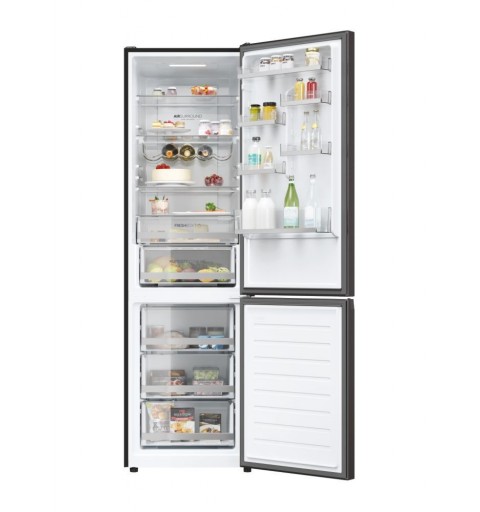 Haier 2D 60 Serie 5 HDW5620CNPD fridge-freezer Freestanding 377 L C Silver